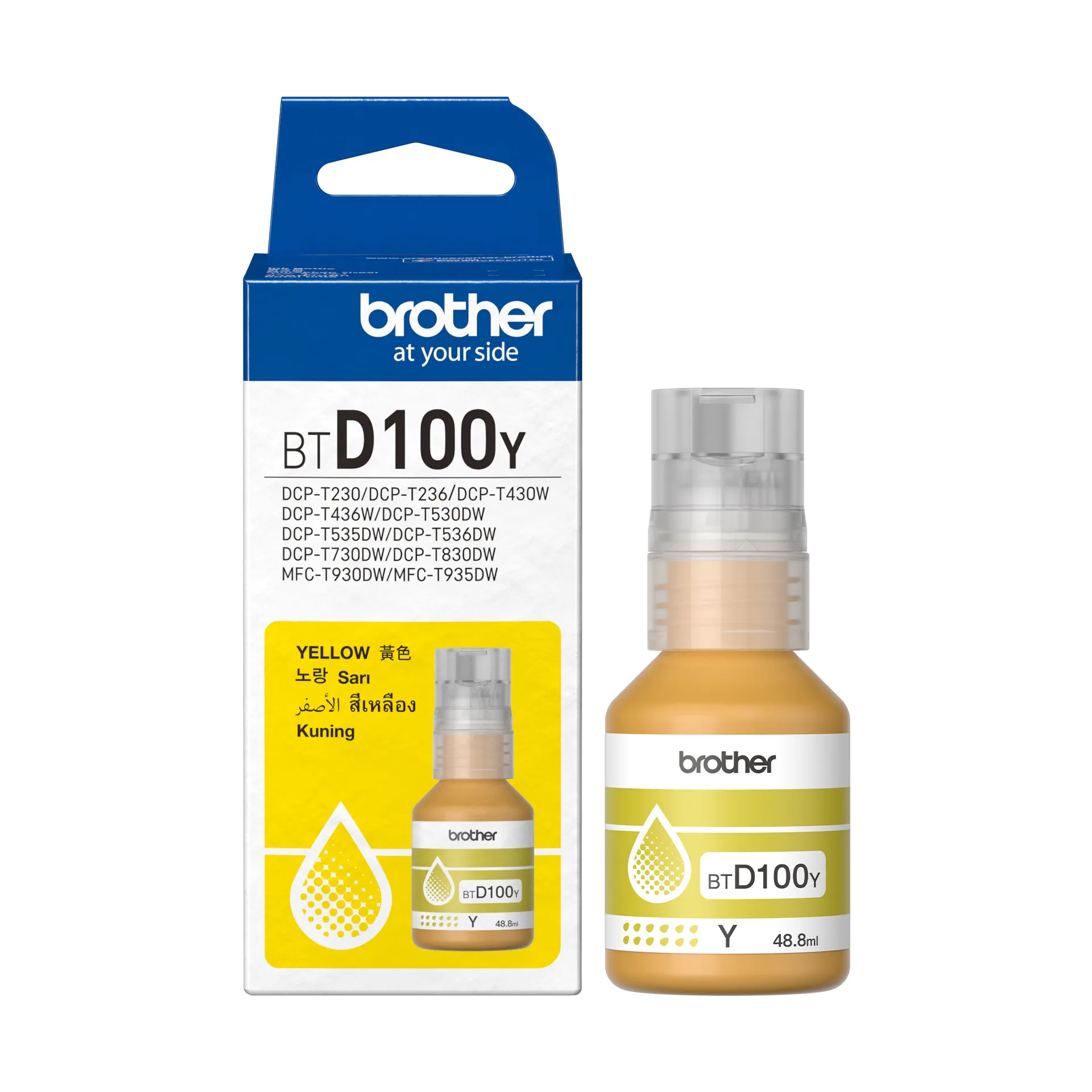 BROTHER BTD-100Y INK BOTTLE